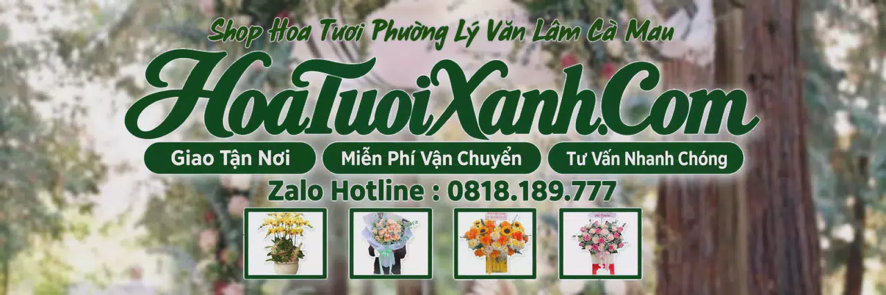 Ảnh bìa Tiệm Hoa Tươi Tại Phường Lý Văn Lâm Cà Mau, Giao Hoa Tận Nhà Nhanh Chóng