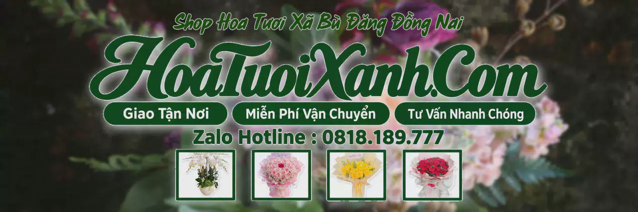 Ảnh bìa Tiệm Hoa Tươi Tại Xã Bù Đăng Đồng Nai, Đặt Hoa Tươi Trực Tuyến