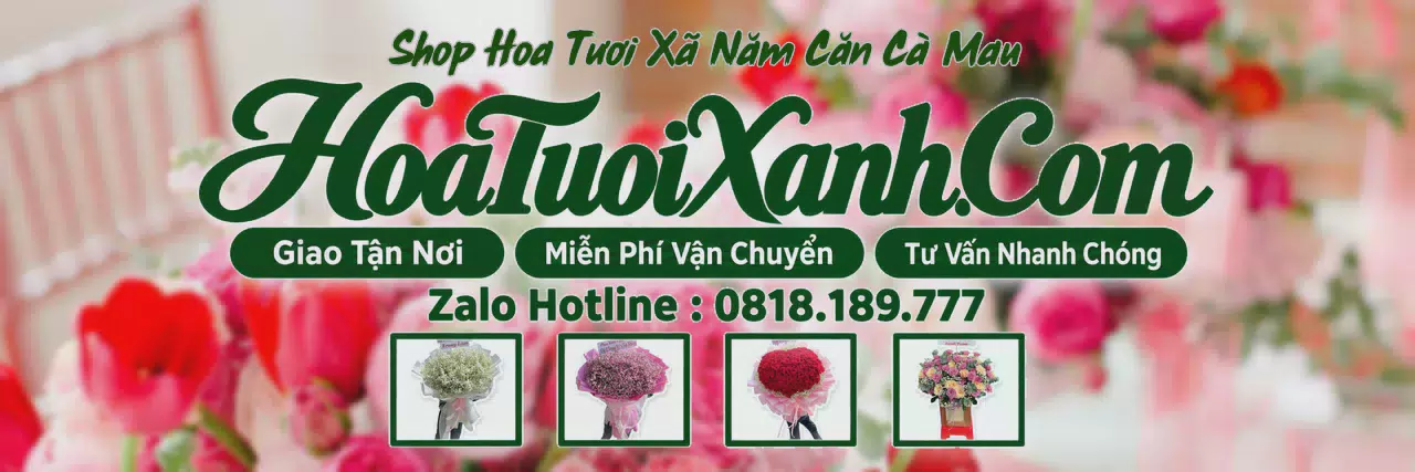 Ảnh bìa Tiệm Hoa Tươi Tại Xã Năm Căn Cà Mau, Tiệm Hoa Đẹp Giá Hợp Lý