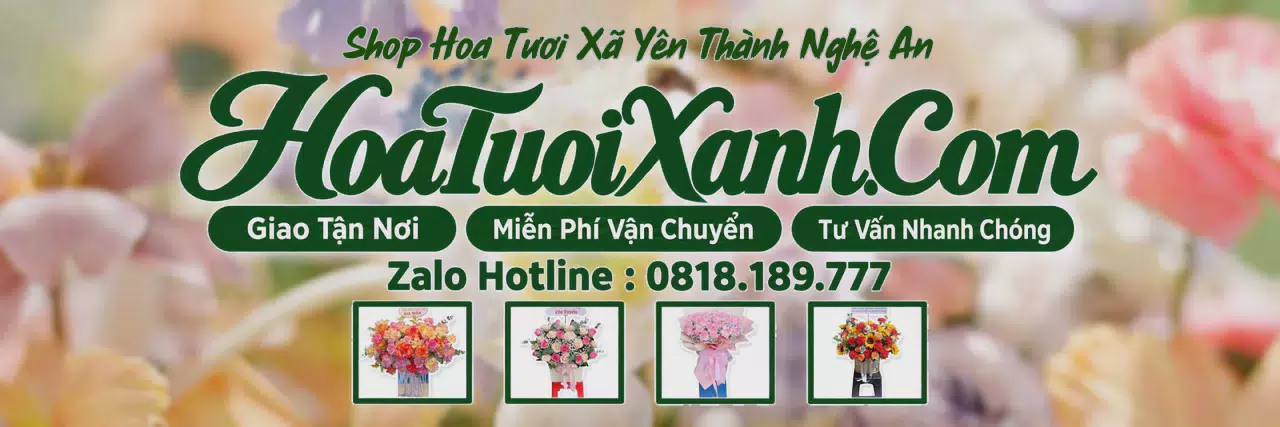 Ảnh bìa Tiệm Hoa Tươi Tại Xã Yên Thành Nghệ An, Cửa Hàng Hoa Tươi Uy Tín