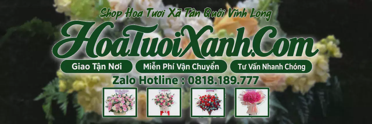 Ảnh bìa Tiệm Hoa Tươi Tại Xã Tân Quới Vĩnh Long, Hoa Tươi Mới Mỗi Ngày