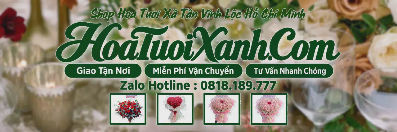 Ảnh bìa Tiệm Hoa Tươi Tại Xã Tân Vĩnh Lộc Hồ Chí Minh, Dịch Vụ Giao Hoa Chuyên Nghiệp