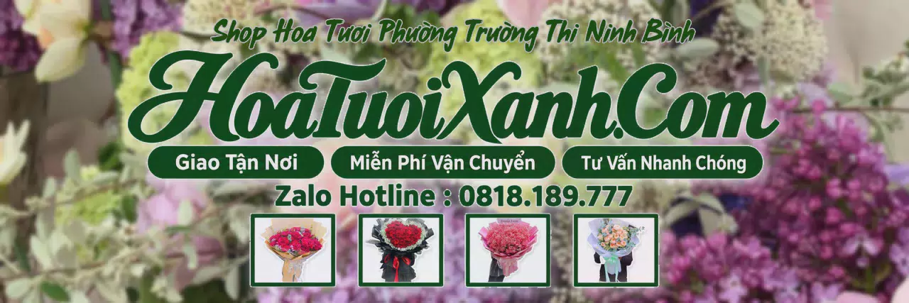 Ảnh bìa Tiệm Hoa Tươi Tại Phường Trường Thi Ninh Bình, Tiệm Hoa Đẹp Giá Hợp Lý