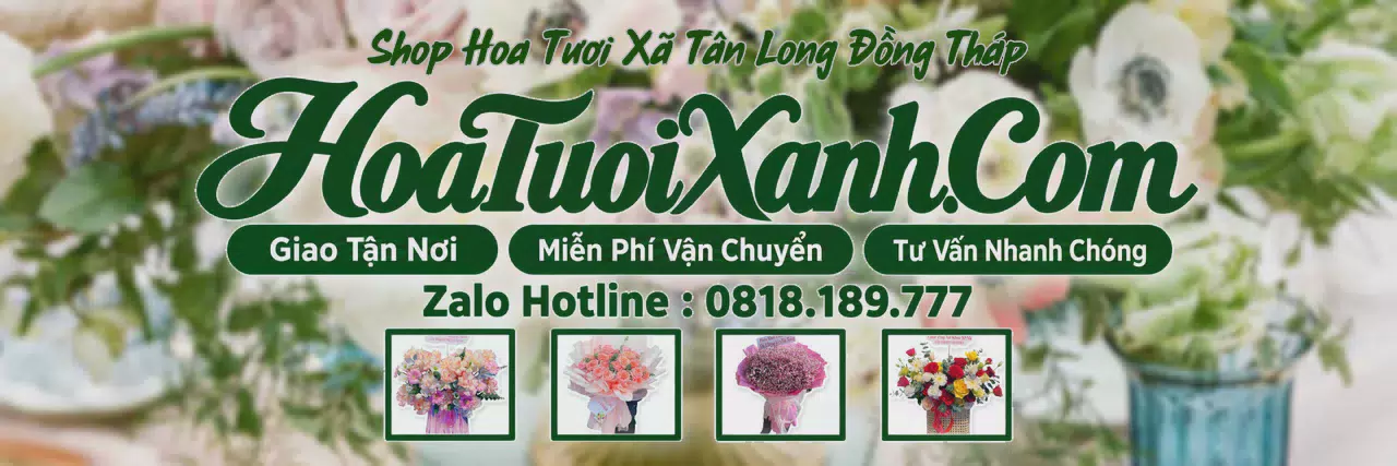 Ảnh bìa Tiệm Hoa Tươi Tại Xã Tân Long Đồng Tháp, Đặt Hoa Tận Nơi Dễ Dàng