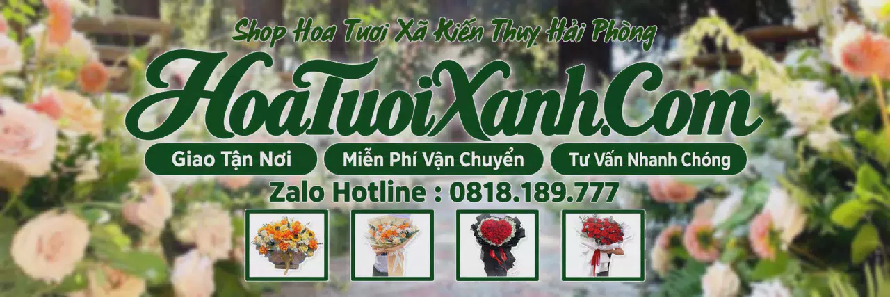 Ảnh bìa Tiệm Hoa Tươi Tại Xã Kiến Thuỵ Hải Phòng, Đặt Hoa Online Tiện Lợi