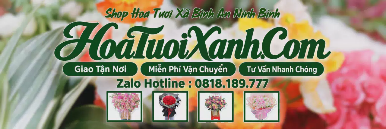 Ảnh bìa Tiệm Hoa Tươi Tại Xã Bình An Ninh Bình, Đặt Hoa Giao Tận Nơi