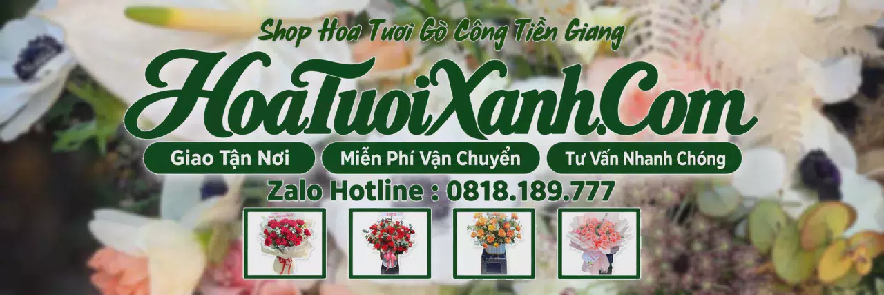 Ảnh bìa Tiệm Hoa Tươi Tại Gò Công Tiền Giang, Cửa Hàng Hoa Tươi Giá Tốt