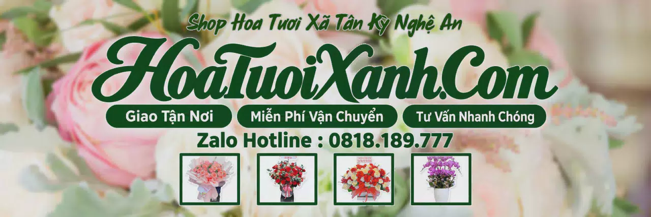Ảnh bìa Tiệm Hoa Tươi Tại Xã Tân Kỳ Nghệ An, Đặt Hoa Đẹp Giá Tốt