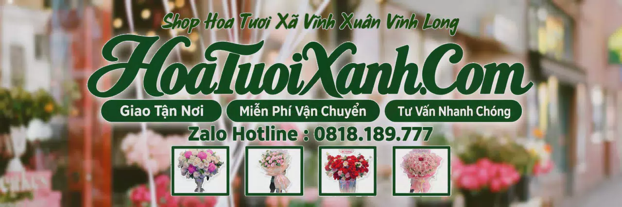 Ảnh bìa Tiệm Hoa Tươi Tại Xã Vĩnh Xuân Vĩnh Long, Đặt Hoa Online Tiện Lợi