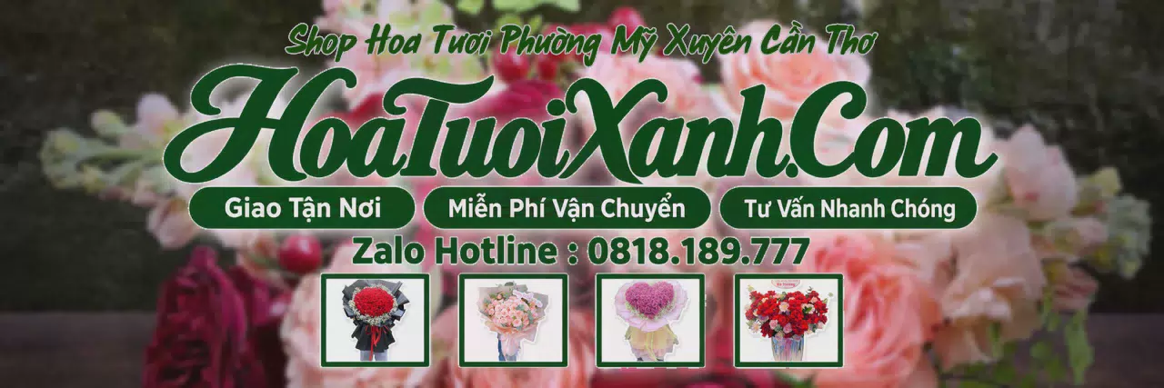 Ảnh bìa Tiệm Hoa Tươi Tại Phường Mỹ Xuyên Cần Thơ, Cửa Hàng Hoa Tươi Uy Tín
