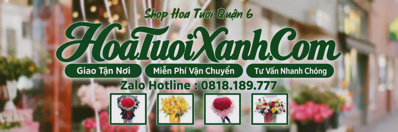 Ảnh bìa Tiệm Hoa Tươi Tại Quận 6, Đặt Hoa Tươi Theo Yêu Cầu