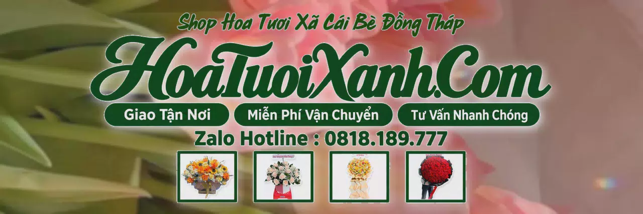 Ảnh bìa Tiệm Hoa Tươi Tại Xã Cái Bè Đồng Tháp, Đặt Hoa Tươi Theo Yêu Cầu