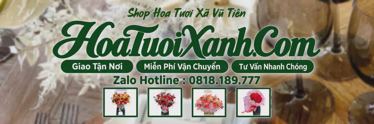 Ảnh bìa Tiệm Hoa Tươi Tại Xã Vũ Tiên, Đặt Hoa Đẹp Giá Tốt