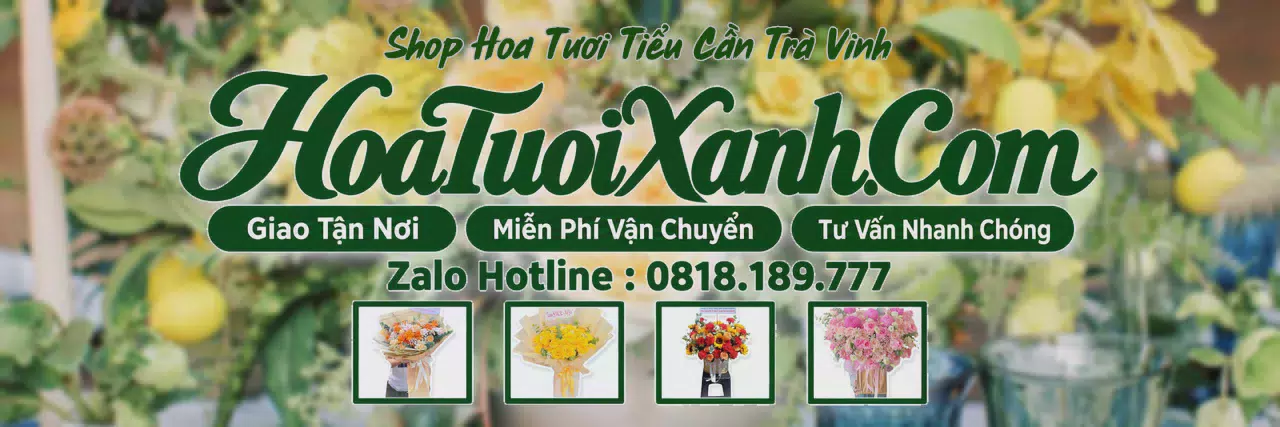 Ảnh bìa Tiệm Hoa Tươi Tại Tiểu Cần Trà Vinh, Đặt Hoa Online Tiện Lợi