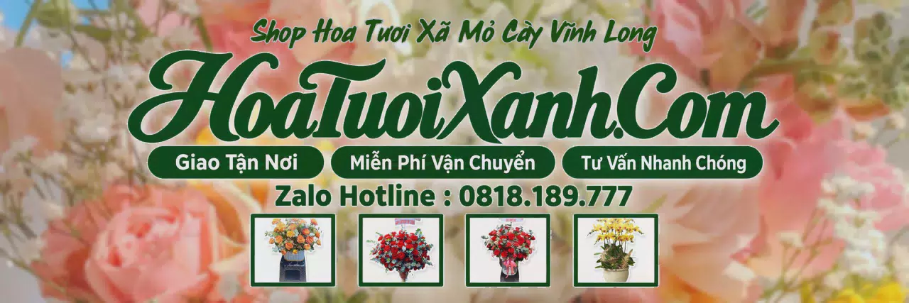 Ảnh bìa Tiệm Hoa Tươi Tại Xã Mỏ Cày Vĩnh Long, Dịch Vụ Điện Hoa Chuyên Nghiệp