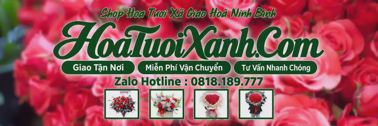 Ảnh bìa Tiệm Hoa Tươi Tại Xã Giao Hoà Ninh Bình, Đặt Hoa Online Tiện Lợi