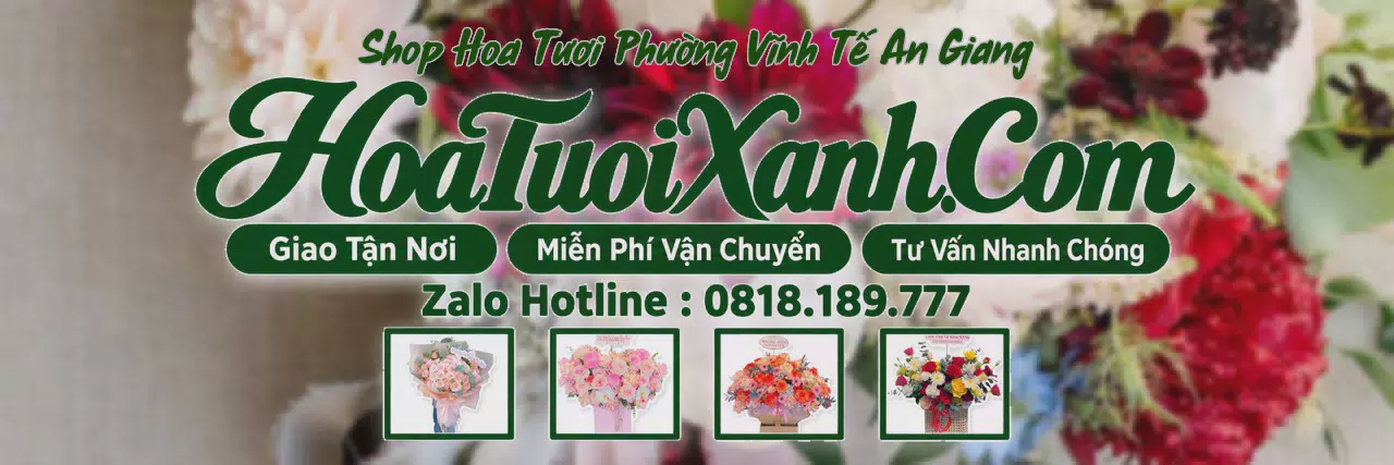 Ảnh bìa Tiệm Hoa Tươi Tại Phường Vĩnh Tế An Giang, Cửa Hàng Hoa Tươi Uy Tín