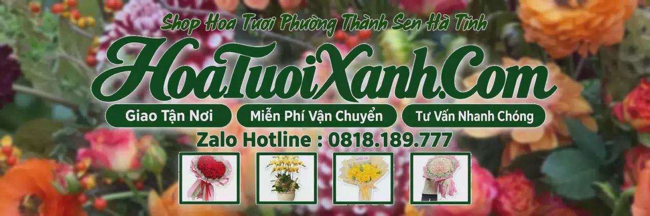 Ảnh bìa Tiệm Hoa Tươi Tại Phường Thành Sen Hà Tĩnh, Giao Hoa Nhanh Trong 2 Giờ