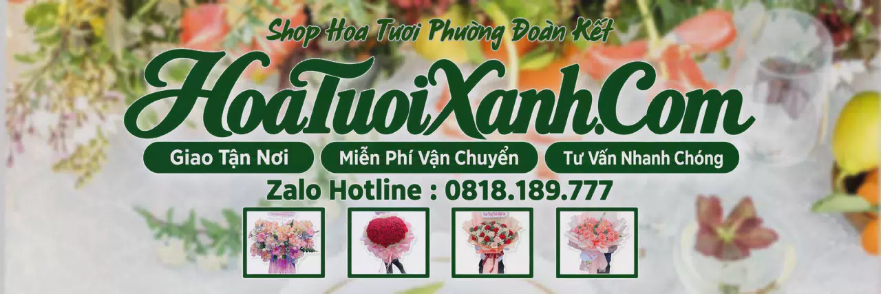Ảnh bìa Tiệm Hoa Tươi Tại Phường Đoàn Kết, Dịch Vụ Giao Hoa Nhanh