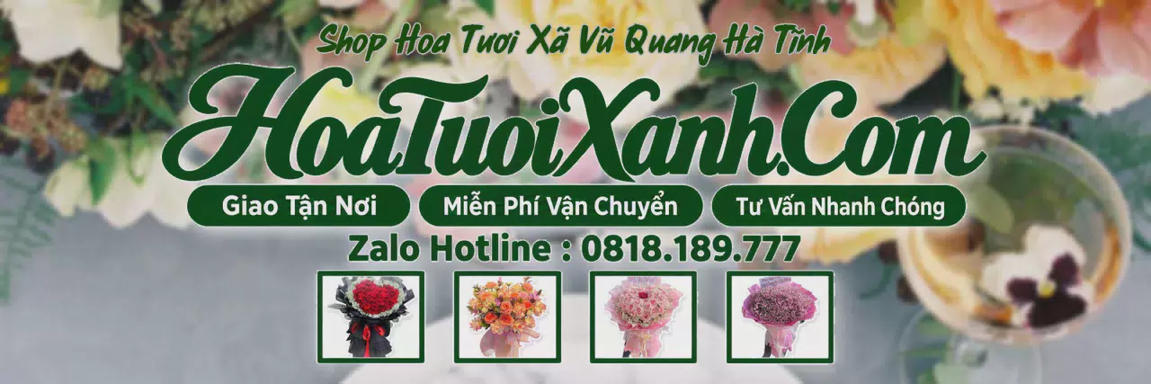 Ảnh bìa Tiệm Hoa Tươi Tại Xã Vũ Quang Hà Tĩnh, Shop Hoa Online Uy Tín
