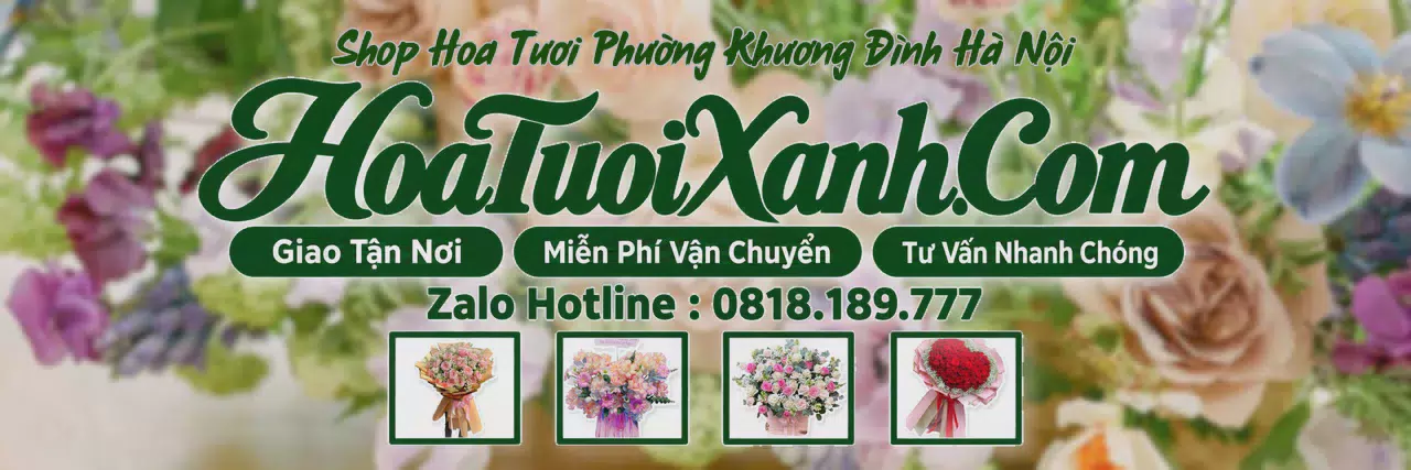 Ảnh bìa Tiệm Hoa Tươi Tại Phường Khương Đình Hà Nội, Shop Hoa Đẹp Giao Tận Nhà