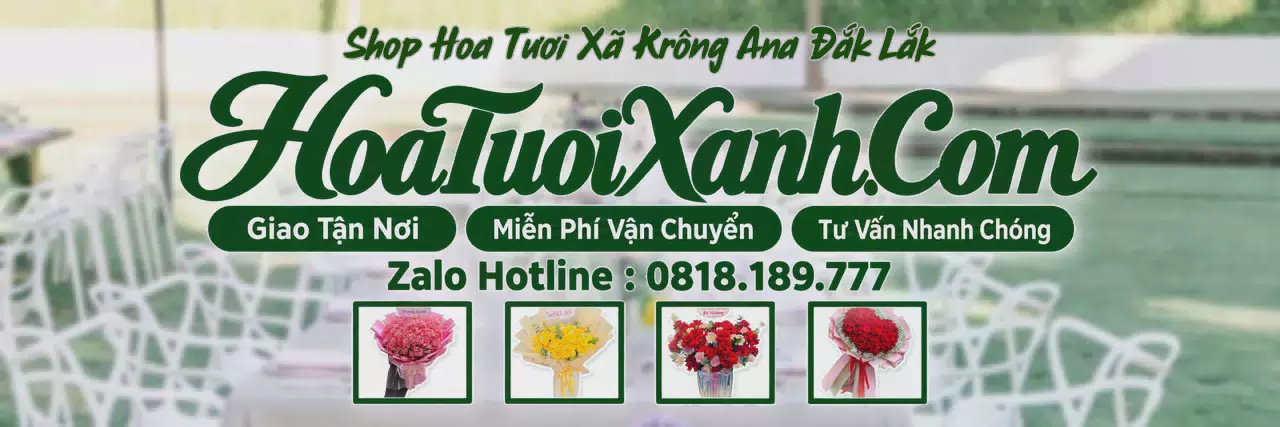 Ảnh bìa Tiệm Hoa Tươi Tại Xã Krông Ana Đắk Lắk, Dịch Vụ Đặt Hoa Trực Tuyến