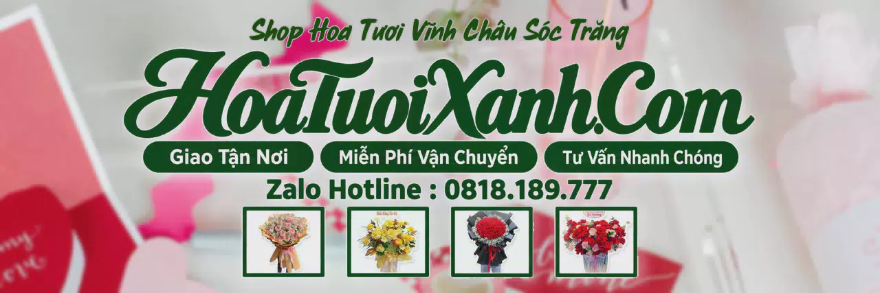 Ảnh bìa Tiệm Hoa Tươi Tại Vĩnh Châu Sóc Trăng, Tiệm Hoa Giao Hàng Tận Nơi