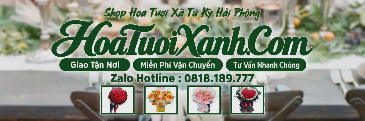 Ảnh bìa Tiệm Hoa Tươi Tại Xã Tứ Kỳ Hải Phòng, Đặt Hoa Tươi Giao Nhanh