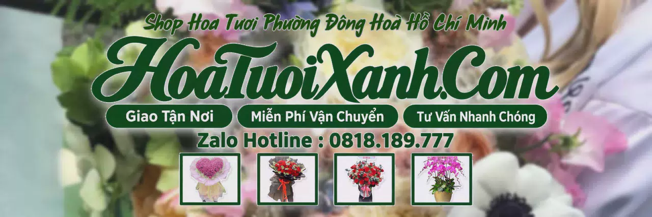 Ảnh bìa Tiệm Hoa Tươi Tại Phường Đông Hoà Hồ Chí Minh, Đặt Hoa Tươi Theo Yêu Cầu