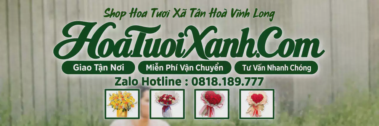Ảnh bìa Tiệm Hoa Tươi Tại Xã Tân Hoà Vĩnh Long, Tiệm Hoa Đẹp Giá Hợp Lý