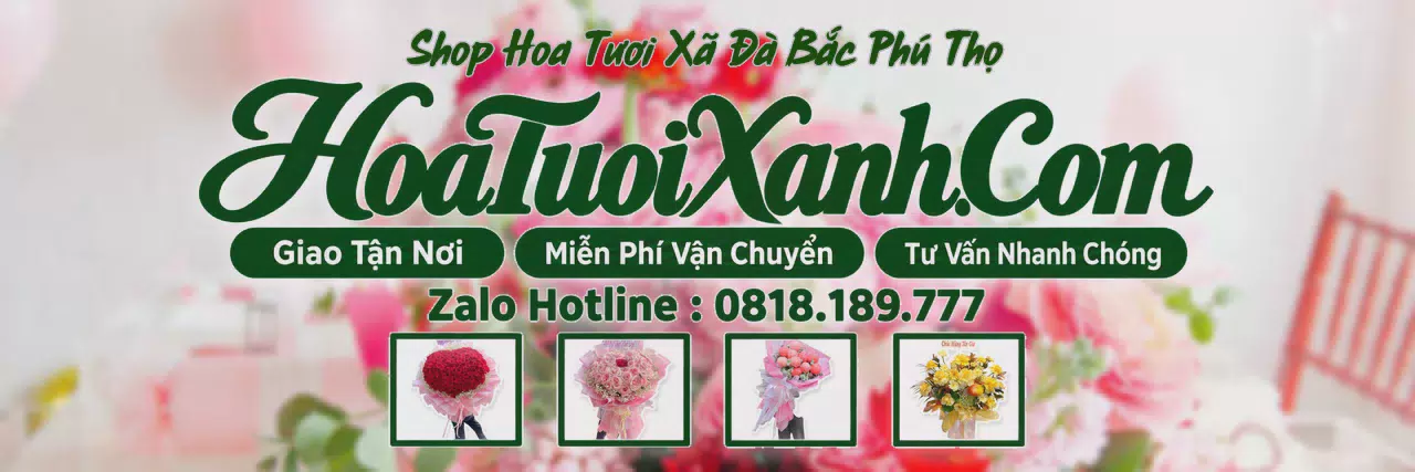 Ảnh bìa Tiệm Hoa Tươi Tại Xã Đà Bắc Phú Thọ, Điện Hoa Tận Nơi Giá Tốt