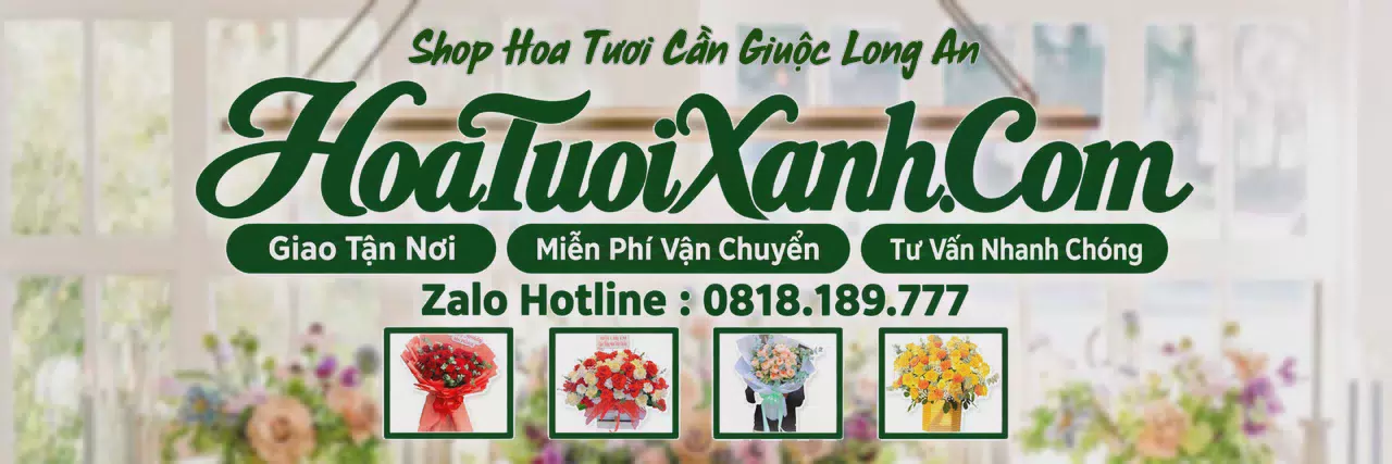 Ảnh bìa Tiệm Hoa Tươi Tại Cần Giuộc Long An, Đặt Hoa Tươi Theo Yêu Cầu