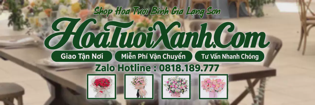 Ảnh bìa Tiệm Hoa Tươi Tại Bình Gia Lạng Sơn, Đặt Hoa Online Tiện Lợi