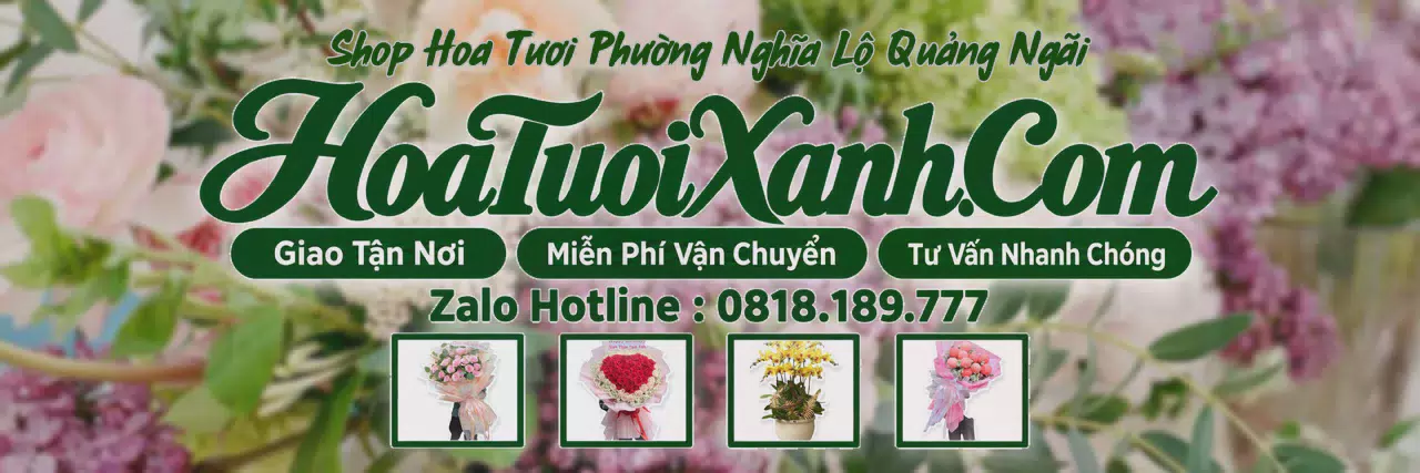 Ảnh bìa Tiệm Hoa Tươi Tại Phường Nghĩa Lộ Quảng Ngãi, Đặt Hoa Online Tiện Lợi