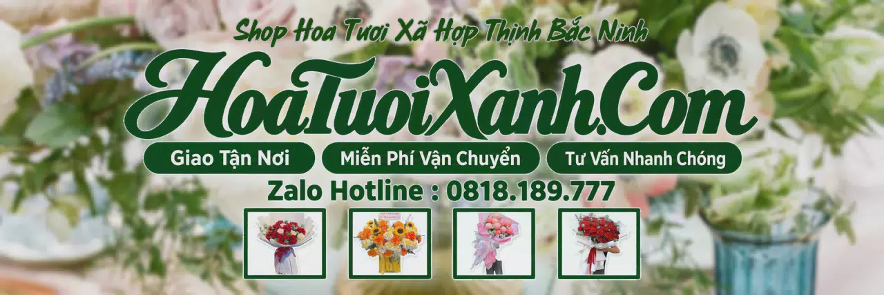 Ảnh bìa Tiệm Hoa Tươi Tại Xã Hợp Thịnh Bắc Ninh, Đặt Hoa Đẹp Giá Tốt