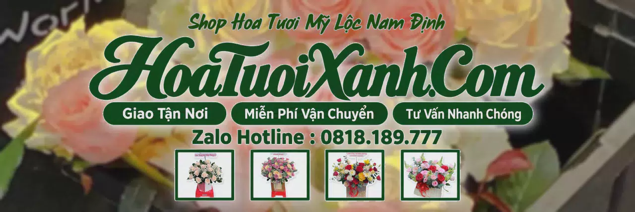 Ảnh bìa Tiệm Hoa Tươi Tại Mỹ Lộc Nam Định, Đặt Hoa Nhanh Giao Đúng Hẹn