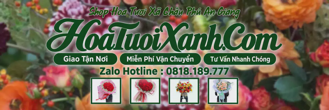 Ảnh bìa Tiệm Hoa Tươi Tại Xã Châu Phú An Giang, Dịch Vụ Điện Hoa Chuyên Nghiệp