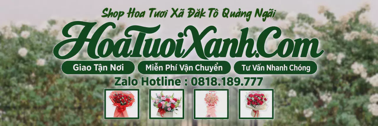 Ảnh bìa Tiệm Hoa Tươi Tại Xã Đăk Tô Quảng Ngãi, Tiệm Hoa Giao Hàng Tận Nơi