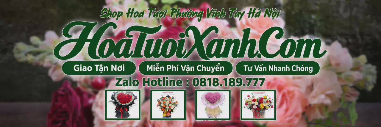 Ảnh bìa Tiệm Hoa Tươi Tại Phường Vĩnh Tuy Hà Nội, Dịch Vụ Giao Hoa Chuyên Nghiệp