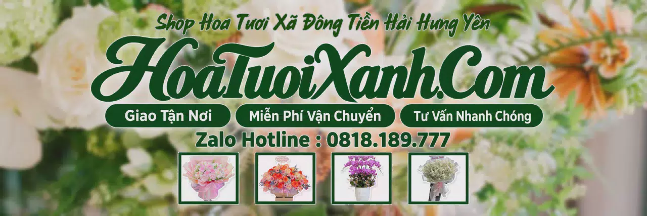 Ảnh bìa Tiệm Hoa Tươi Tại Xã Đông Tiền Hải Hưng Yên, Giao Hoa Tươi Trong Ngày