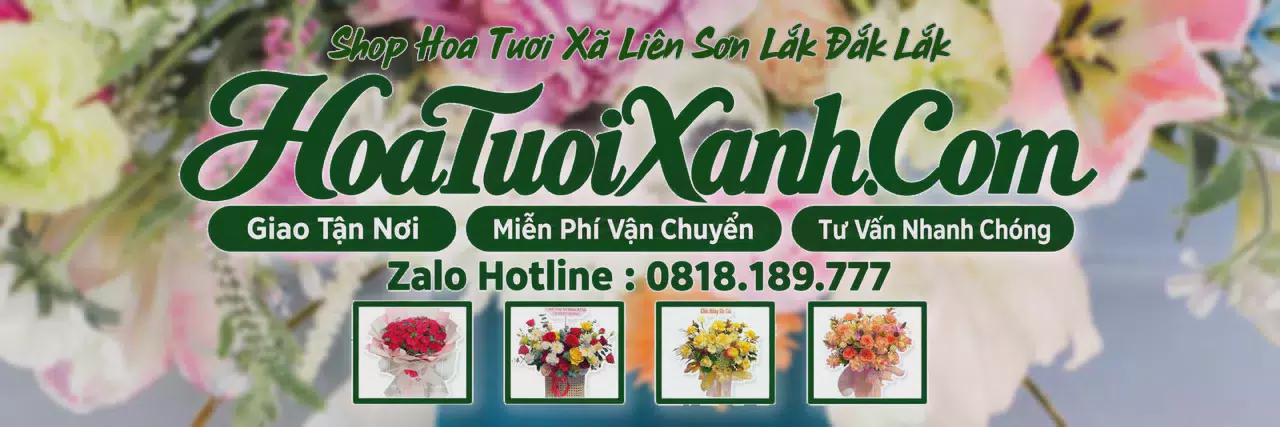 Ảnh bìa Tiệm Hoa Tươi Tại Xã Liên Sơn Lắk Đắk Lắk, Giao Hoa Nhanh Trong 2 Giờ