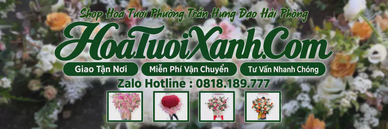 Ảnh bìa Tiệm Hoa Tươi Tại Phường Trần Hưng Đạo Hải Phòng, Dịch Vụ Điện Hoa Chuyên Nghiệp
