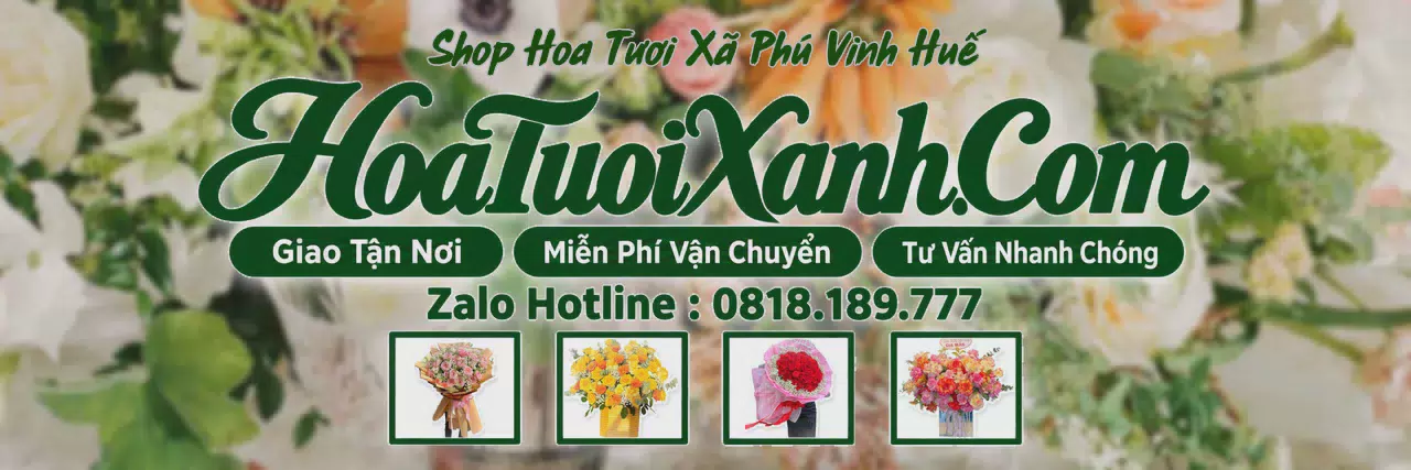 Ảnh bìa Tiệm Hoa Tươi Tại Xã Phú Vinh Huế, Shop Hoa Đẹp Giao Tận Nhà