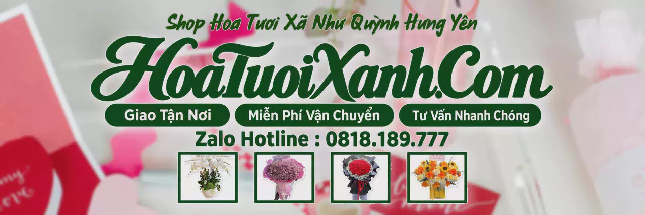 Ảnh bìa Tiệm Hoa Tươi Tại Xã Như Quỳnh Hưng Yên, Giao Hoa Tận Nhà Nhanh Chóng