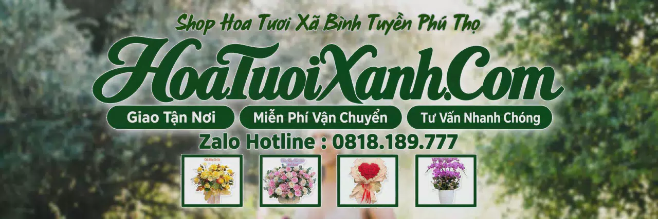 Ảnh bìa Tiệm Hoa Tươi Tại Xã Bình Tuyền Phú Thọ, Shop Hoa Đẹp Giao Tận Nhà