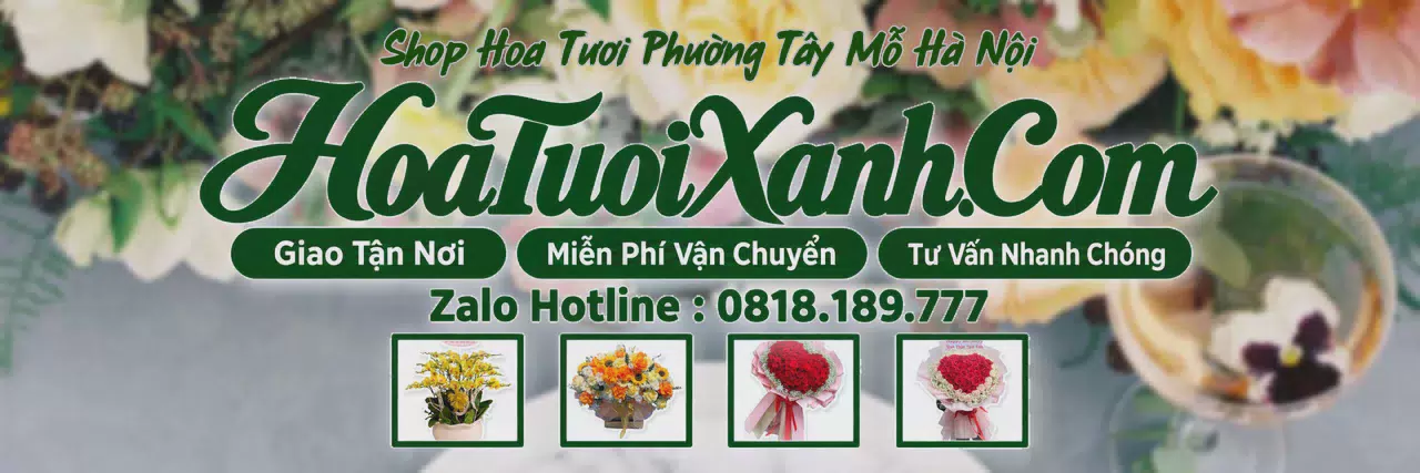 Ảnh bìa Tiệm Hoa Tươi Tại Phường Tây Mỗ Hà Nội, Giao Hoa Tận Nhà Nhanh Chóng