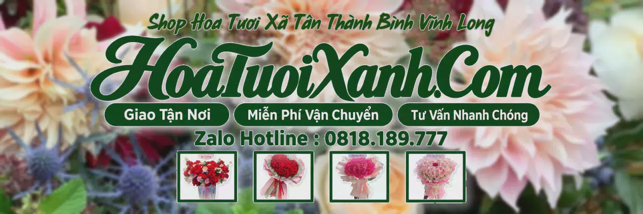 Ảnh bìa Tiệm Hoa Tươi Tại Xã Tân Thành Bình Vĩnh Long, Đặt Hoa Giao Tận Nơi