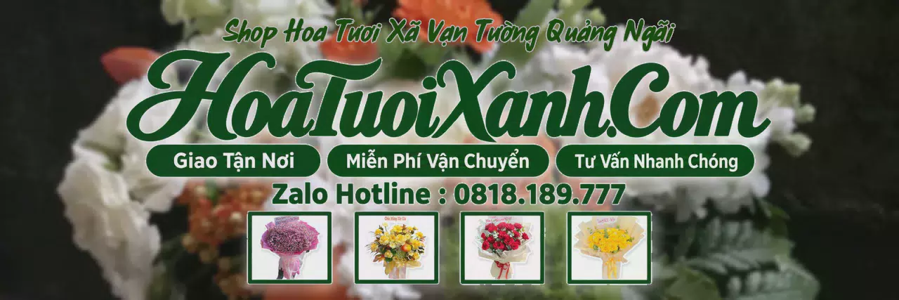 Ảnh bìa Tiệm Hoa Tươi Tại Xã Vạn Tường Quảng Ngãi, Cửa Hàng Hoa Tươi Uy Tín