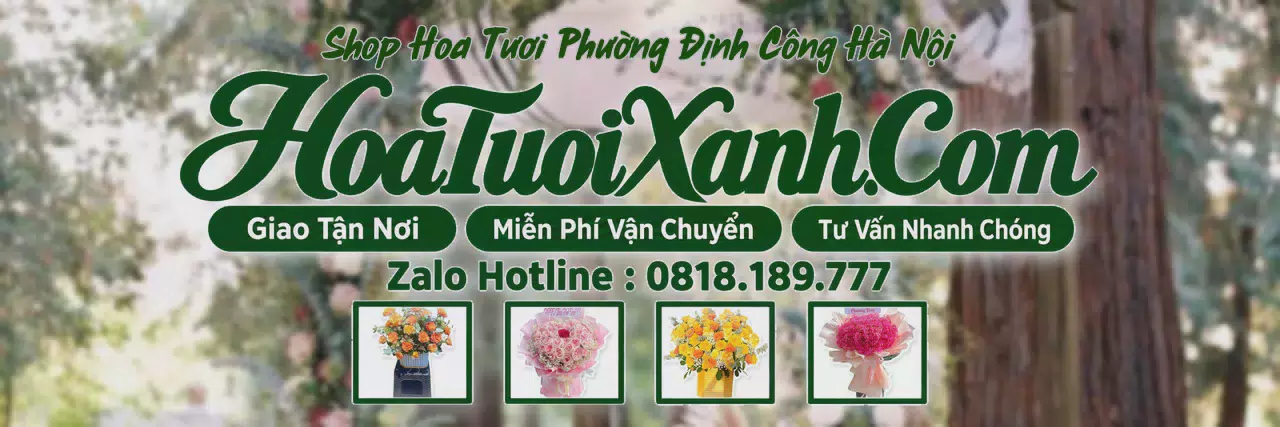 Ảnh bìa Tiệm Hoa Tươi Tại Phường Định Công Hà Nội, Dịch Vụ Đặt Hoa Trực Tuyến