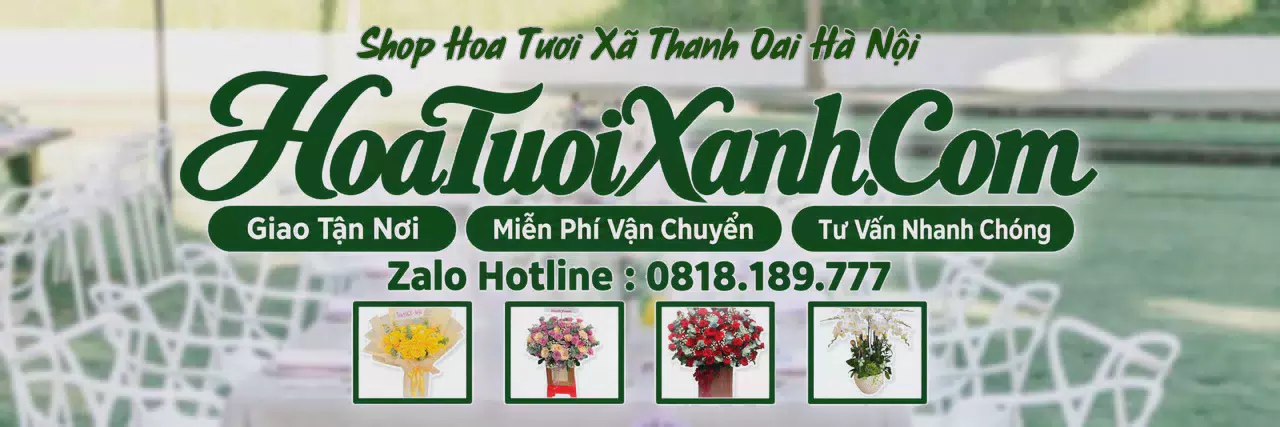 Ảnh bìa Tiệm Hoa Tươi Tại Xã Thanh Oai Hà Nội, Tiệm Hoa Đẹp Giá Hợp Lý